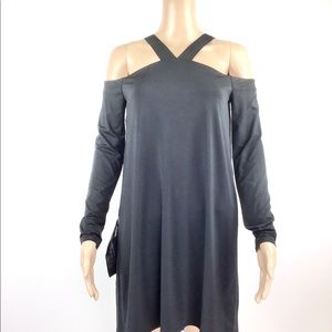 BCBG off shoulder dress